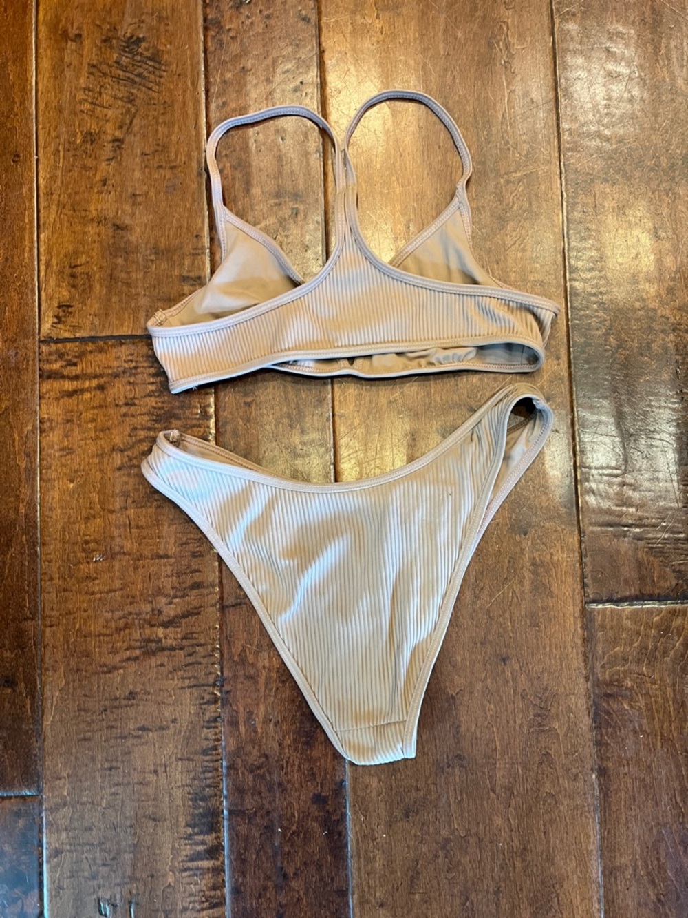 PacSun Ribbed brown Bikini Set - Picture 4 of 4